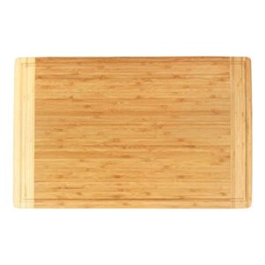 BambooMN Universal Premium Pull Out Cutting Boards - Under Counter Replacement - Designed To Fit Standard Slots - Heavy Duty Kitchen Board with Juice Groove - 22" x 14" x 0.75" - 1 Piece