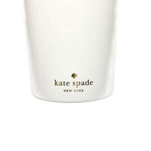 Kate Spade New York Initial Insulated Thermal Mug, 16 Ounce Travel Tumbler, M (Blue)