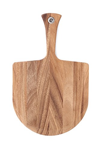 Ironwood Lucca Mini Pizza Peel, One Size, Acacia Wood