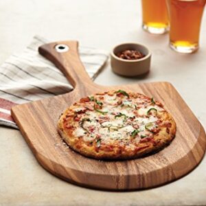 Ironwood Lucca Mini Pizza Peel, One Size, Acacia Wood