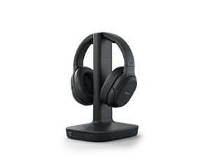 sony l600 wireless digital surround dolby audio sound overhead headphones for watching tv (wh-l600), black, 2.1