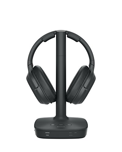 Sony L600 Wireless Digital Surround Dolby Audio Sound Overhead Headphones for Watching TV (WH-L600), Black, 2.1