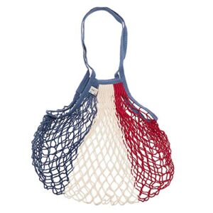 filt french market net bag red white blue - made in france