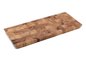 ironwood bowery end grain cheese and charcuterie board, one size, acacia wood