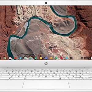 Newest HP 14-inch Chromebook HD SVA (1366 x 768) Touchscreen, Intel Dual Core Celeron N3350 1.1GHz, 4GB DD3L RAM, 16GB eMMc Hard Drive, Bluetooth, HDMI, Stereo Speakers, HD Webcam, Google Chrome OS