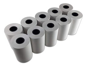 vonlyst thermal paper roll 2 1/4 x 50 for clover flex mini mobile (10 rolls)