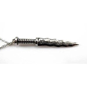 wassana Fashion Necklace Once Upon a Time Rumplestiltskin Dagger Pendant Cosplay Fan