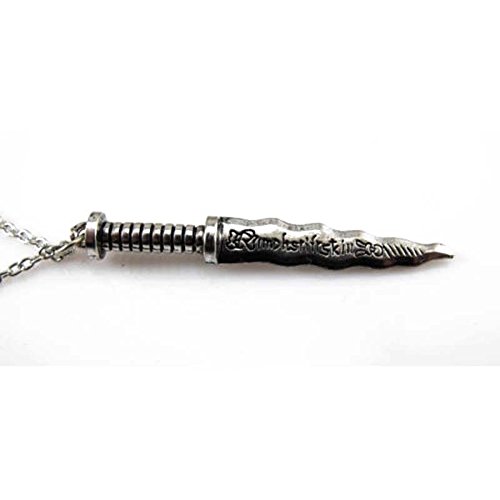 wassana Fashion Necklace Once Upon a Time Rumplestiltskin Dagger Pendant Cosplay Fan