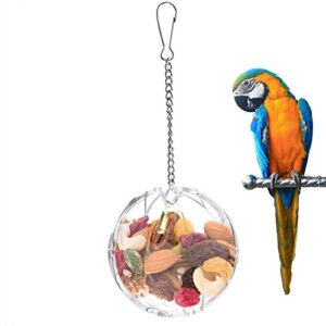 bvanki parrot foraging toys, bird cage feeder toys, parrots feeder ball toys for cockatiel budgie parakeet amazon parrot