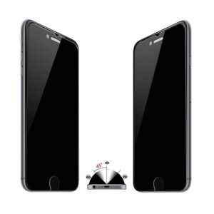 pehael [3-Pack] iPhone 8 Plus iPhone 7 Plus High Definition Privacy Screen Protector, Black Tempered Glass Screen Protector, Easy Install (5.5 inch)