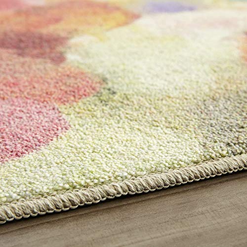 Mohawk Home Blurred Blossoms Area Rug, 5' X 8', Multicolor