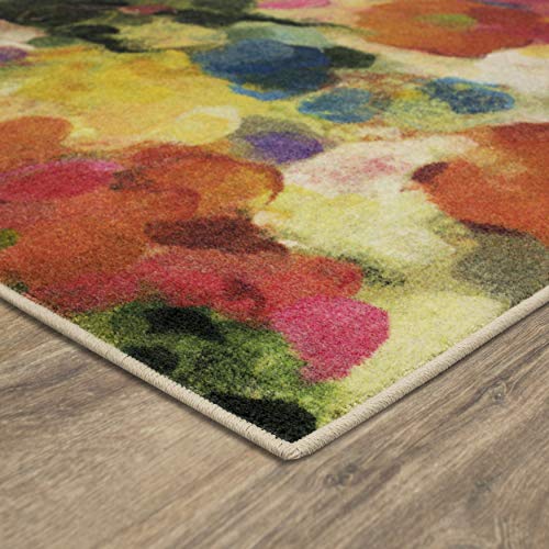 Mohawk Home Blurred Blossoms Area Rug, 5' X 8', Multicolor