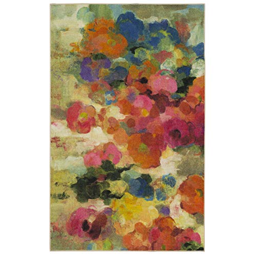 Mohawk Home Blurred Blossoms Area Rug, 5' X 8', Multicolor