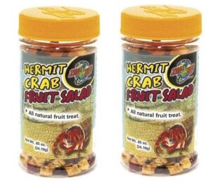 zoo med hermit crab fruit-salad all natural fruit treat (0.85 oz (2 pack))