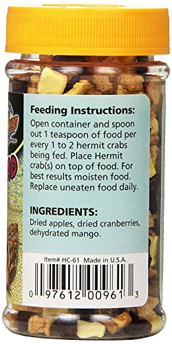 Zoo Med Hermit Crab Fruit-Salad All Natural Fruit Treat (0.85 oz (2 Pack))