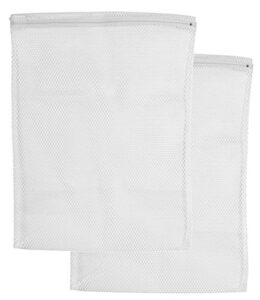 gilbins mesh zippered laundry sock bag 14x18
