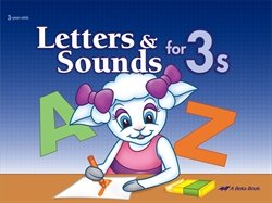 letters and sounds for 3s - abeka 3 year old alphabet recognition reading program student work book