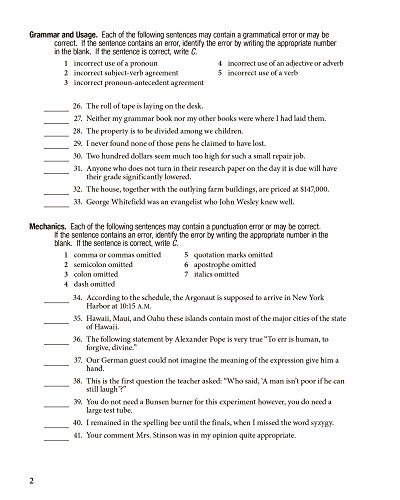 Workbook VI for Handbook of Grammar and Composition - Abeka 12th Grade 12 Highschool English Grammar and Writing Student Work Text