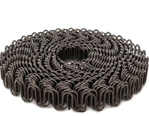 b.c. upholstery zig zag no sag furniture spring (sinuous wire) - 8 gauge/ 10 yd (30') roll