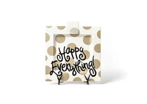happy everything! neutral dot big square serving platter