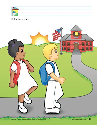 Readiness Skills K4 - Abeka 4 Year Old Kindergarten Development Skills Activity Student Work Book