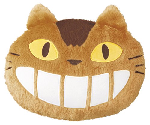 Studio Ghibli via Bandai Marushin My Neighbor Totoro Catbus Cushion Die-Cut Pillow, Orange