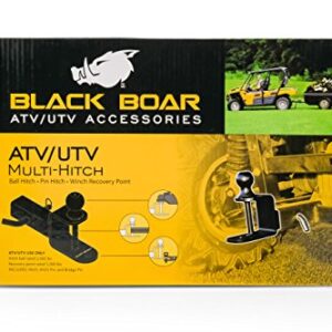 ATV/UTV Mount with Hitch Ball and Winch Strap Loop (1 7/8" Ball, 1 1/4" Shank) (66026)