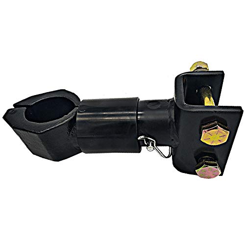 Trailer Adjustable Coupler 2-5/16 in,12500LBS Capacity,Black Powder Coat,Adjustable Channel-Mount Coupler