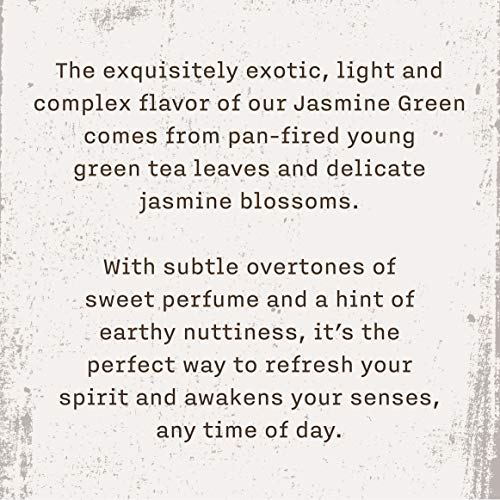 Allegro Tea Organic Jasmine Green Tea Bags, 20 Count