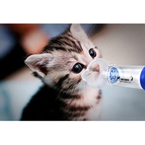 Free-Space Cat/Dog Inhaler Spacer,Feline/Cannie Aerosol Chamber Inhaler for Cats/Dogs,Come with 2 Size Mask and Instruction (Two Mask)