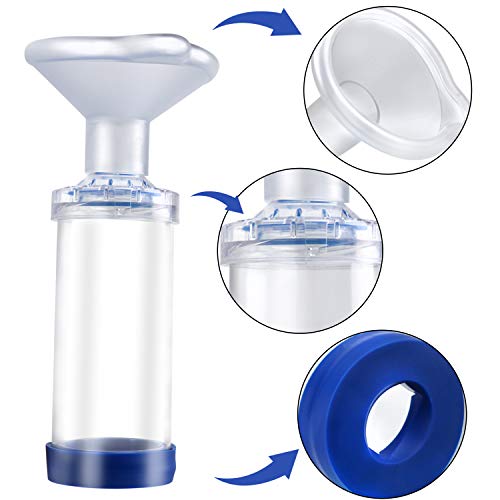 Free-Space Cat/Dog Inhaler Spacer,Feline/Cannie Aerosol Chamber Inhaler for Cats/Dogs,Come with 2 Size Mask and Instruction (Two Mask)