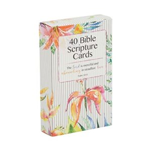 Best Paper Greetings 40 Pack Bible Verse Cards for Prayer, Sunday School, Inspirational Christian Gifts for Women (3 x 2 In)