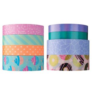 Scotch Expressions Washi Tape, 8 rolls/pack (C1017-8-P2)