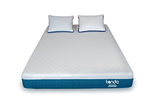 Tanda Sleep Comfy Cool Mattress - Breathable Memory Foam, Premium Cooling Cover, 100 Night Trial, 10 Year Warranty, Made in USA, Bed in a Box (Queen)