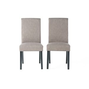 christopher knight home corbin dining chairs, 2-pcs set, taupe