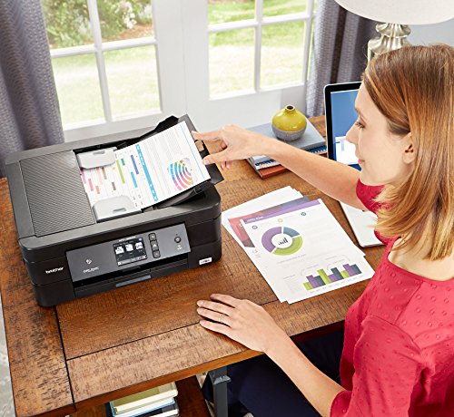 Brother Wireless All-in-One Inkjet Printer, MFC-J895DW, Multi-function Color Printer, Duplex Printing, NFC One Touch to Connect Mobile Printing, Amazon Dash Replenishment Enabled, Black, Standard