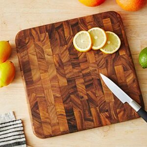 Ironwood Oslo End Grain Square Utility Board, One Size, Acacia Wood