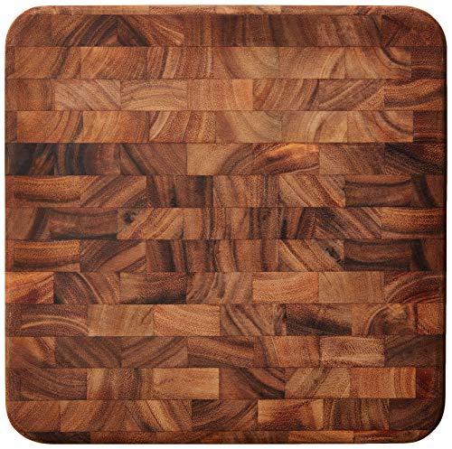 Ironwood Oslo End Grain Square Utility Board, One Size, Acacia Wood