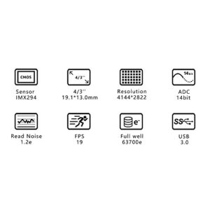 ZWO ASI294MC 11.3 MP CMOS Color Astronomy Camera with USB 3.0 # ASI294MC