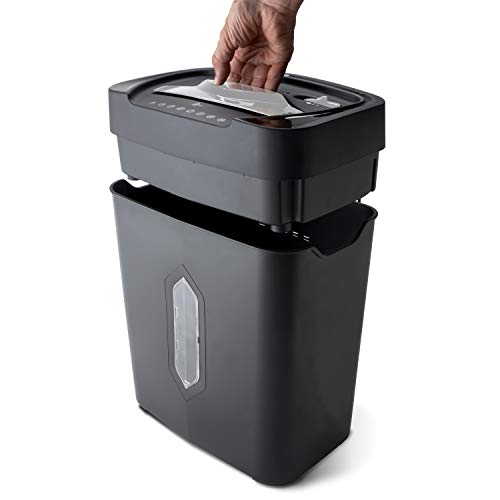 Aurora AU1230XA Anti-Jam 12-Sheet Crosscut Paper and Credit Card Shredder with 5.2-gallon Wastebasket