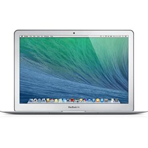 apple macbook air md711ll/b 11.6in widescreen led backlit hd laptop, intel dual-core i5 up to 2.7ghz, 4gb ram, 128gb ssd, hd camera, usb 3.0, 802.11ac, bluetooth, mac os x (renewed)