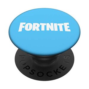 fortnite fortnite logo (blue) popsockets stand for smartphones and tablets popsockets popgrip: swappable grip for phones & tablets