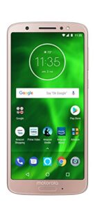 moto g6 with alexa hands-free – 32 gb – unlocked (at&t/sprint/t-mobile/verizon) – oyster blush - prime exclusive phone