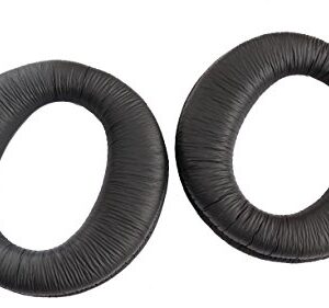 1 Pair Earpads Repair Parts for Koss UR20 UR-20 SB40 UR-30 UR30 Headphones (Leather) (Black)