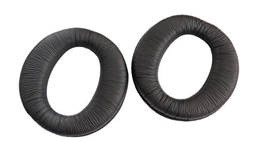 1 Pair Earpads Repair Parts for Koss UR20 UR-20 SB40 UR-30 UR30 Headphones (Leather) (Black)