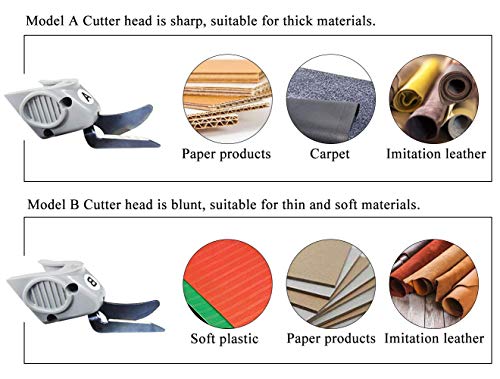 MXBAOHENG Sharp Blade Cutting Head for Wbt-1 Fabric Electric Scissors Cloth Cutter (Model A)