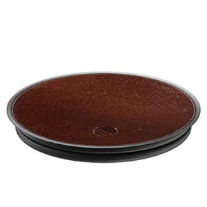 PopSockets: Collapsible Grip & Stand for Phones and Tablets - Brown Vegan Leather