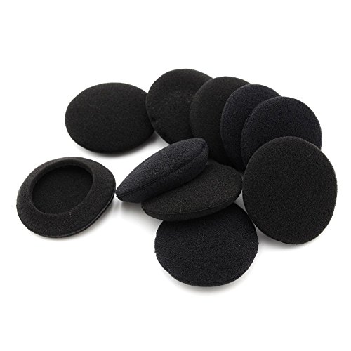 5 Pairs Black Replacement Foam Sponge Ear Pads Pillow Earpads Cushion Cover Cups Repair Parts Compatible with Sony MDR-IF245RK RK MDRIF245RK Wireless Headphones Headset Earphones