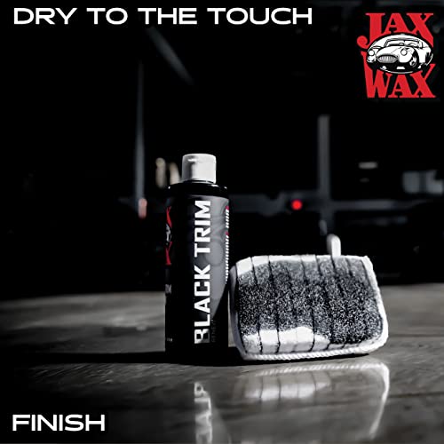 Jax Wax Black Trim Renew - Long-Lasting Car Trim Restorer and Refurbisher - Restore Faded Plastic Trim for a Like-New Condition - 8oz Bottle