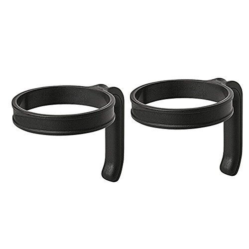 ZYTC 30Oz Tumbler Handle for Yeti,Ozark Trail,Sic Magnum Steel 30 Oz tumblers 2 Pack Black